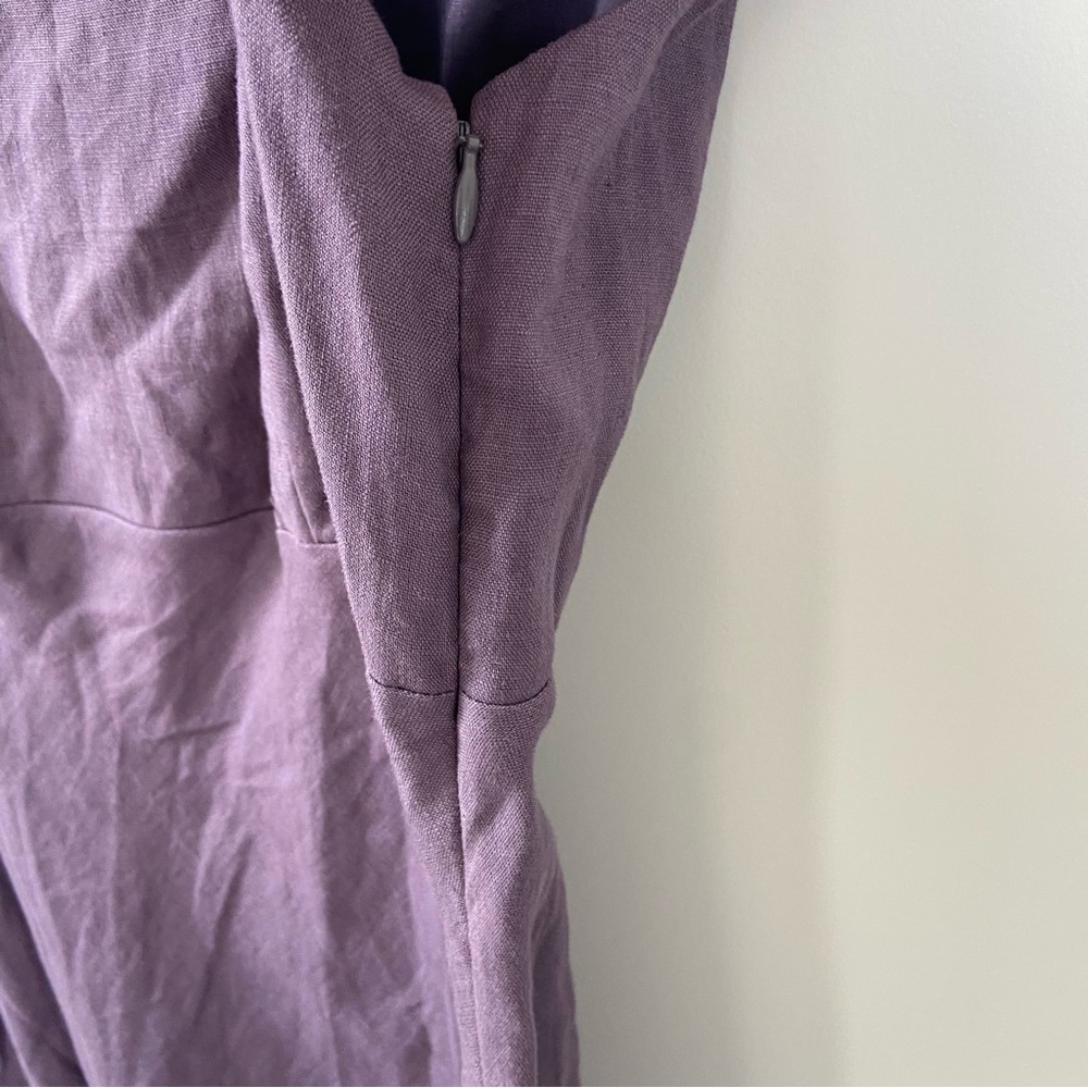 Long Tall Sally Purple Sleeveless Mid Calve Dress - Picture 6 of 8